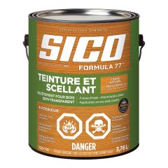 Teinture et scellant, Formula 77, Cèdre Naturel, 3,78 L