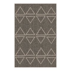 Tapis Evie, motif géométrique, 24" x 36", brun