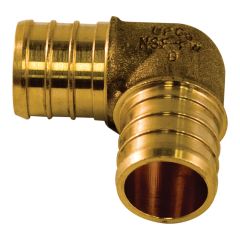Coude 90 degrés, laiton, 1/2 PEX, 50/pqt