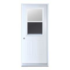B03 Exterior Door – Single Hung Window 23" x 37" – 34" – Right - White