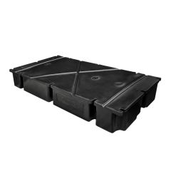 Flotteur de quai, 24 po x 60 po x 8 po, flottabilité de 370 lb