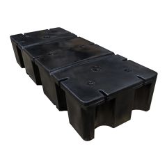 Flotteur de quai, 24 po x 60 po x 12 po, flottabilité de 500 lb