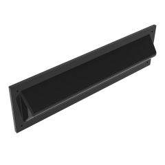 Pare-chocs de quai, plat, noir, 18 po