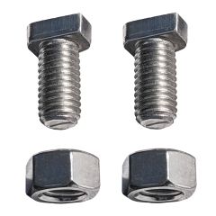 Ensemble boulon en T et écrou, acier inoxydable, 1/2 x 1 po