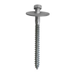 Tire-fonds avec rondelles, 3/8 x 4-1/2 po, 8/pqt