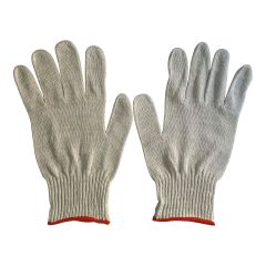 Gants de travail en coton et polyester, P/M, 12/pqt