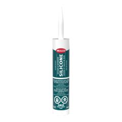 Scellant silicone, cuisine et salle de bain, 300 ml, blanc