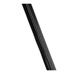 Moulure ventilée de haut de mur, aluminium, 10pi, noir