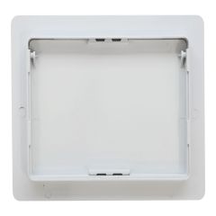 Panneau d'accès en plastique, 8" x 8", blanc