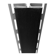 Moulure en H en vinyle Atika, 12' x 2,8", noir
