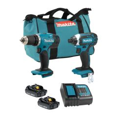 Ensemble de 2 outils lithium-ion 18V LXT, système 1,5Ah