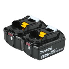 Batteries compactes Li-Ion 18V LXT, 4 Ah, 2/pqt