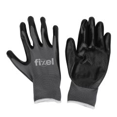 Work Gloves - Nitrile Palm Coating - Large -10/Pkg
