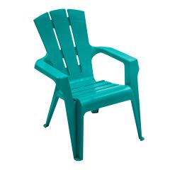 Chaise Adirondack pour enfant, empilable, sarcelle