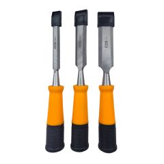 Wood Chisel Set - 1/2", 3/4", 1" - 3-Piece
