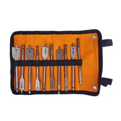 Wood Spade Bit Set - 6 mm to 25 mm - 10-Piece