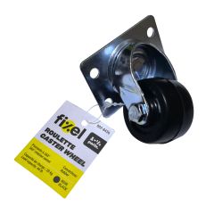 Swivel Caster - Rubber - 1 1/2" - 20kg Load Capacity