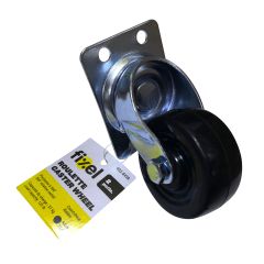 Swivel Caster - Rubber - 2" - 57kg Load Capacity