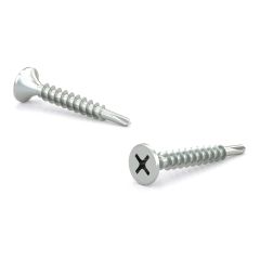 Drywall Screws - Fine Thread - Type S - #6 x 1 1/4" - Black - 8000/Pkg