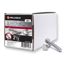 Boulons tire-fonds, 5/16" x 2 1/2", acier inoxydable, 50/pqt