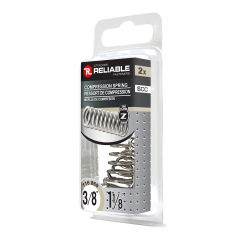 Ressorts compression, 3/8" x 1 1/8", 2/pqt
