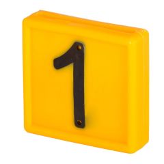 Number Block #1 - Yellow - 10/Pkg