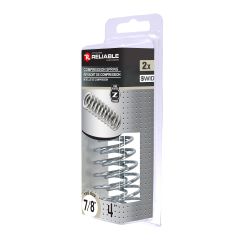 Ressorts de compression, 7/8" x 4", 2/pqt