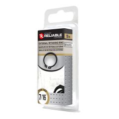External Retaining Rings - 7/16" - 5/Pkg