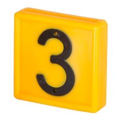 Number Block #3 - Yellow - 10/Pkg