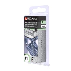 Ressorts d'extension, 3/4" x 2", acier zingué, 2/pqt