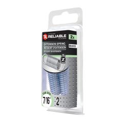 Ressorts d’extension, 7/16" x 2", acier zingué, 2/pqt