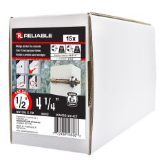 Concrete Wedge Anchors - 1/2" x 4 1/4" - Galvanized - 15/Pkg