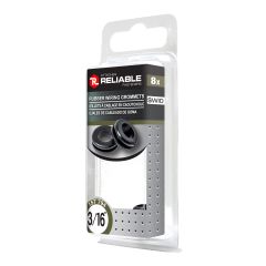 Rubber Wiring Grommets - 3/16" - 8/Pkg
