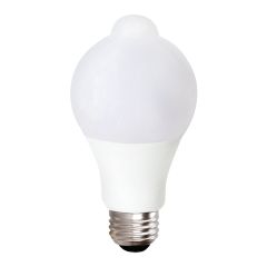A19 LED Motion Sensor Bulb - 9W - 3000K - Soft White