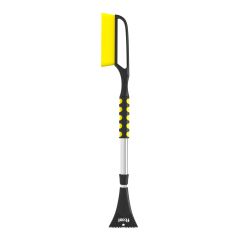 Balai à neige télescopique, 33 1/2" à 46", avec grattoir