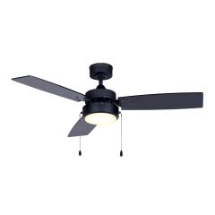 Ceiling Fan - 42" - 7-Speed - 18W LED - Matte Black