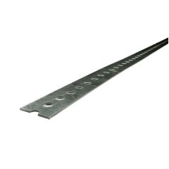 Galvanized slotted flat bar - 1 3/8" x 48"