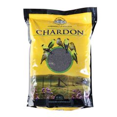 Chardon noir pour oiseaux sauvages, 4 kg