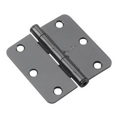 Penture de porte, noir, 3", 2/pqt