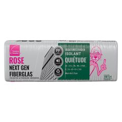 Laine insonorisante Rose Next Gen Fiberglas Quiétude, ossature d'acier