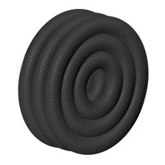 Filter tubing - Perforated - Black - 6" x 30 m