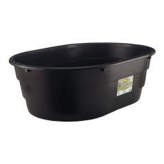 Duraflex Stock Tank for Livestock - Black - 100 gal - 52.5"L x 21"H x 37"P