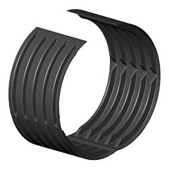 Manchon pour ponceau, 450 mm, fendu, noir