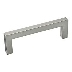 Poignée contemporaine en métal Lambton, nickel brossé, 1/pqt, 96 mm