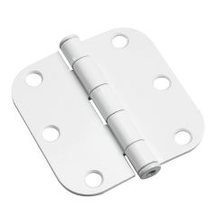 Penture de porte, blanc, 3" x 3", 2/pqt