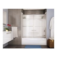 Essence Tub Shower - 60" x 30" - Acrylic - White - Left Drain