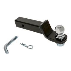 Ensemble d'attelage, black, chrome, 2"