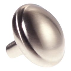 Bouton traditionnel en métal Marseille, Village, nickel brossé, 10/pqt, 28 mm