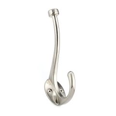 Transitional Metal Hook  - Brushed nickel - 36 mm x 148 mm