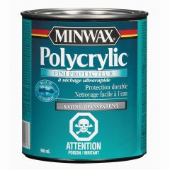 Vernis polycrylic, satiné, 946 ml